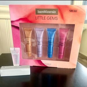 bareMinerals Little Gems Mini Metallic Mask Set - Gold, Lavender, Blue, Pink